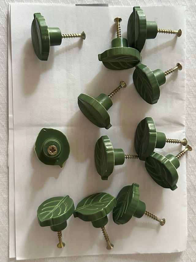 Tiradores armario hojas