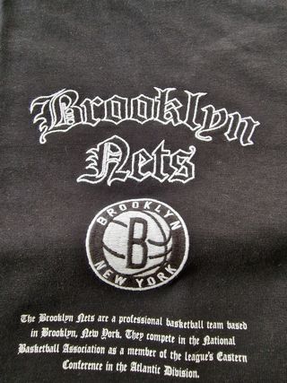 Camiseta negra NBA talla M