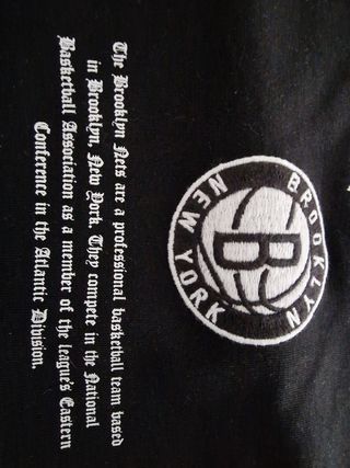 Camiseta negra NBA talla M