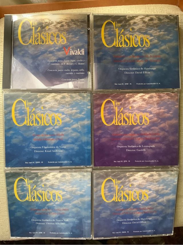 14. CD de música clásica.