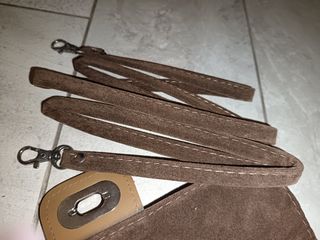 Borsetta pochette piccola vintage  marrone scamosc