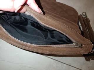Borsetta pochette piccola vintage  marrone scamosc