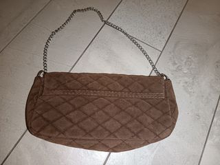 Borsetta pochette piccola vintage  marrone scamosc