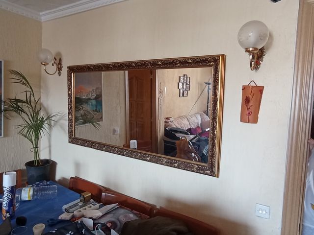 Espejo dorado vintage