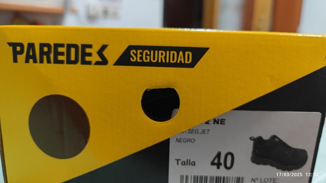 Zapatillas de seguridad Paredes