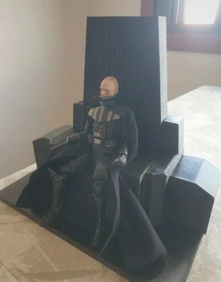 Star Wars 6". Trono Darth Vader Mustafar con base.
