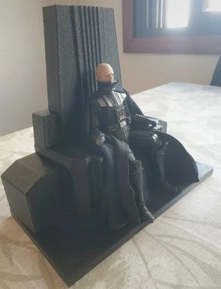 Star Wars 6". Trono Darth Vader Mustafar con base.