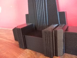 Star Wars 6". Trono Darth Vader Mustafar con base.