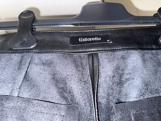 Pantalon corto de cuero