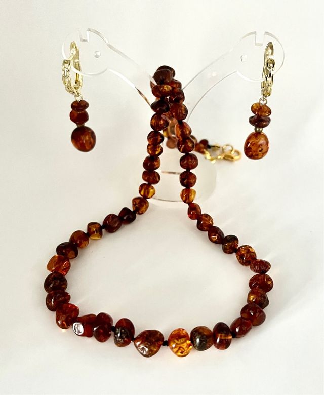 Collares con pendientes un lote