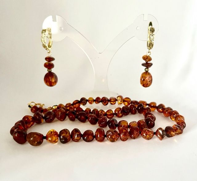 Collares con pendientes un lote