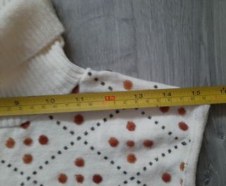 Jersey de cuello vuelto y sin mangas