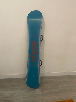 Tabla snowboard 151 con fijaciones 