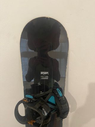 Tabla snowboard 151 con fijaciones 