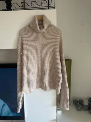 Jersey oversize con mangas anchas talla M