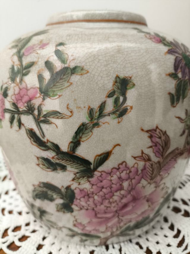 Vaso in ceramica smaltata 