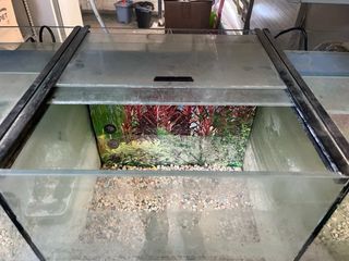 Acuario de cristal triple 