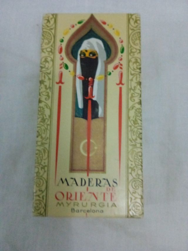 Estuche de colonia antiguo