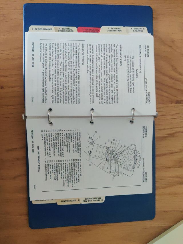 Robinson R44 Pilot's Operating Handbook