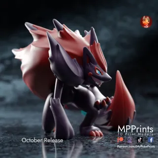 FIGURA ZORUA POKEMON 3D