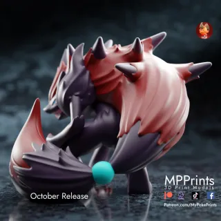 FIGURA ZORUA POKEMON 3D