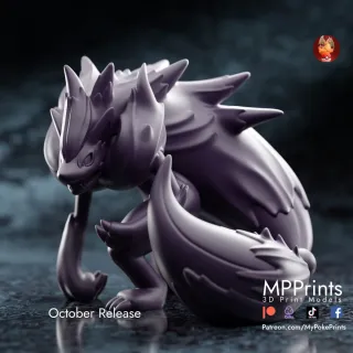 FIGURA ZORUA POKEMON 3D