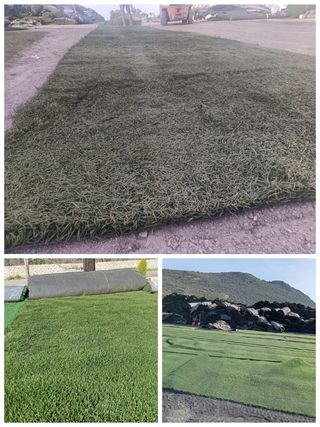 Césped artificial reciclado