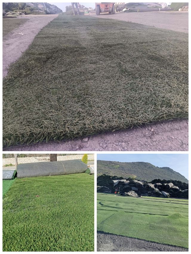 Césped artificial reciclado