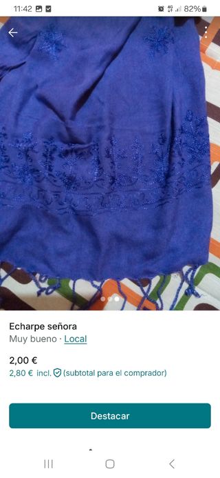 Echarpe señora
