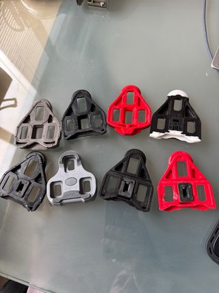 Lotto 8 tacchette Look scarpe bici da corsa 