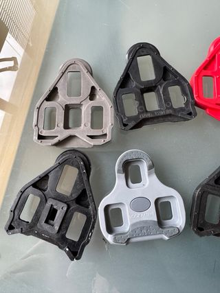 Lotto 8 tacchette Look scarpe bici da corsa 