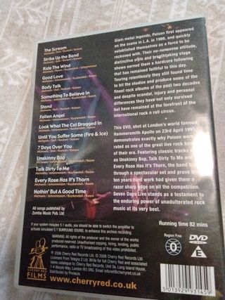 POISON PACK SEVEN DAYS LIVE