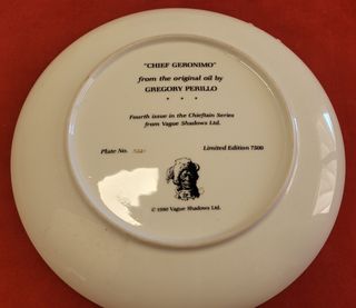 Piatto in ceramica Gregory Perillo 1980