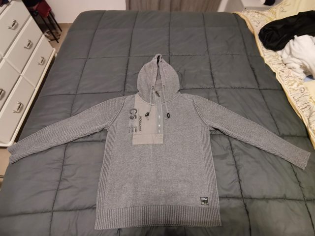 Felpa Jack and Jones Grigia M