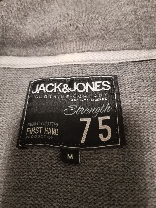 Felpa Jack and Jones Grigia M
