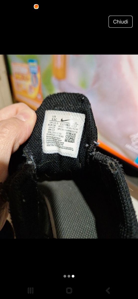 Scarpe bambino Nike n.28