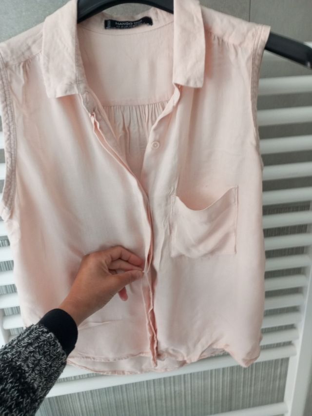 Camicetta smanicata Mango