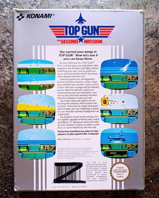 Top Gun The Second Mission - NES pal-a