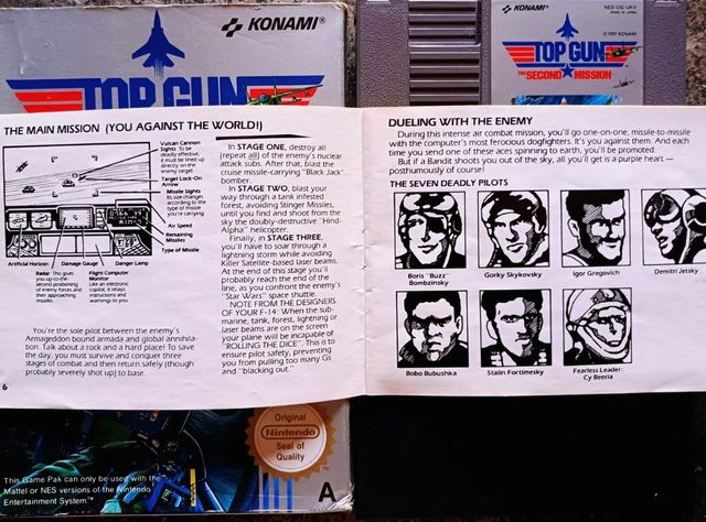 Top Gun The Second Mission - NES pal-a