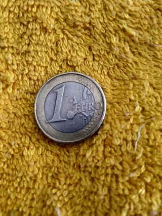 Moneda de 1 euro búho de la suerte.2006