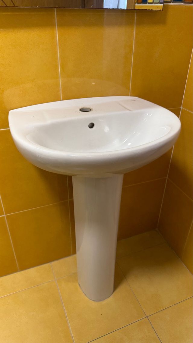 2 Lavabos  con pedestal como nuevos