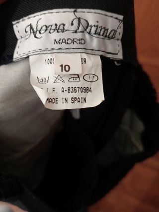 Traje de comunión de chico