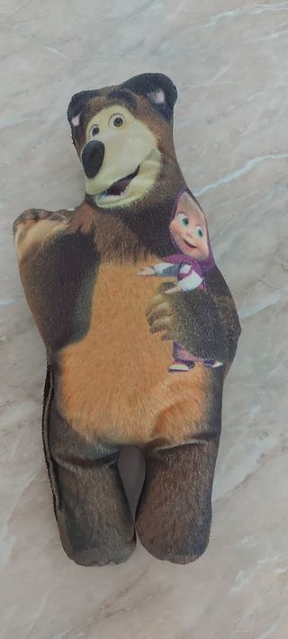 Peluche cuscino Masha e Orso