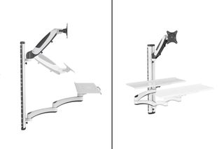 Soporte de pared para 1 Monitor hasta 32" Con Band