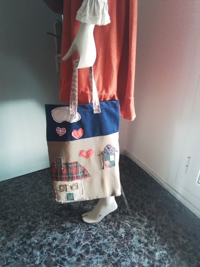 Bolso de mano patchwork