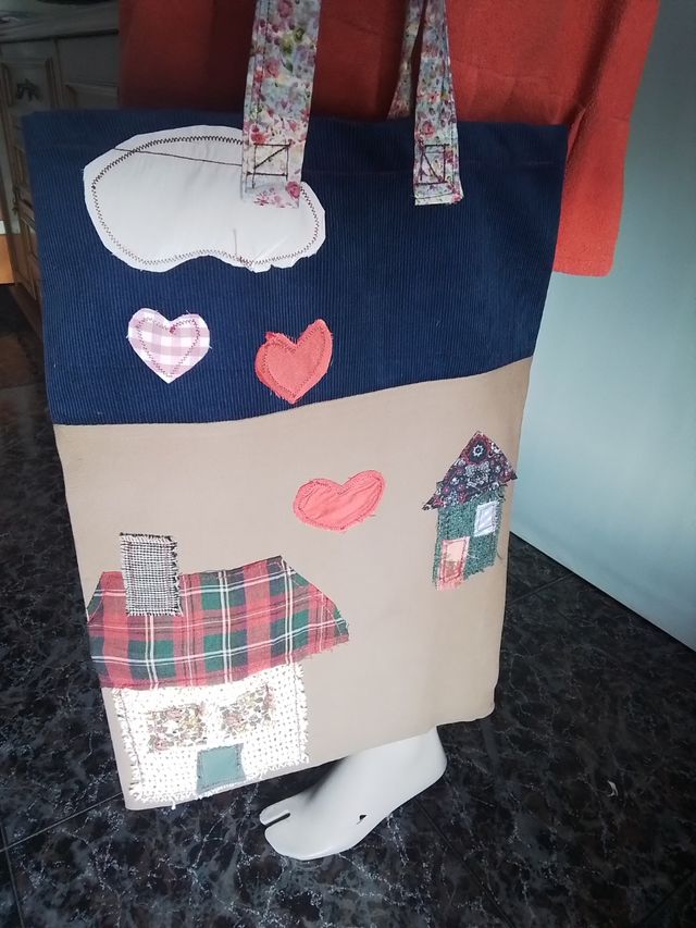 Bolso de mano patchwork