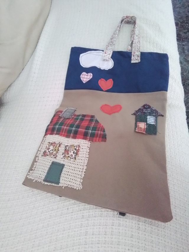 Bolso de mano patchwork