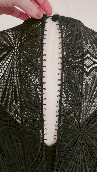 Vestido NUEVO negro invitada encaje 3840