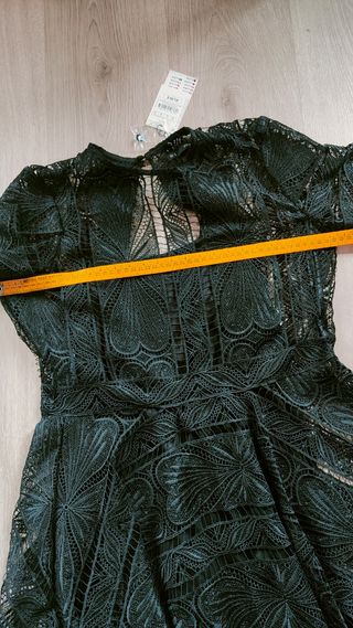 Vestido NUEVO negro invitada encaje 3840