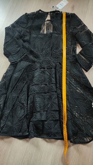 Vestido NUEVO negro invitada encaje 3840